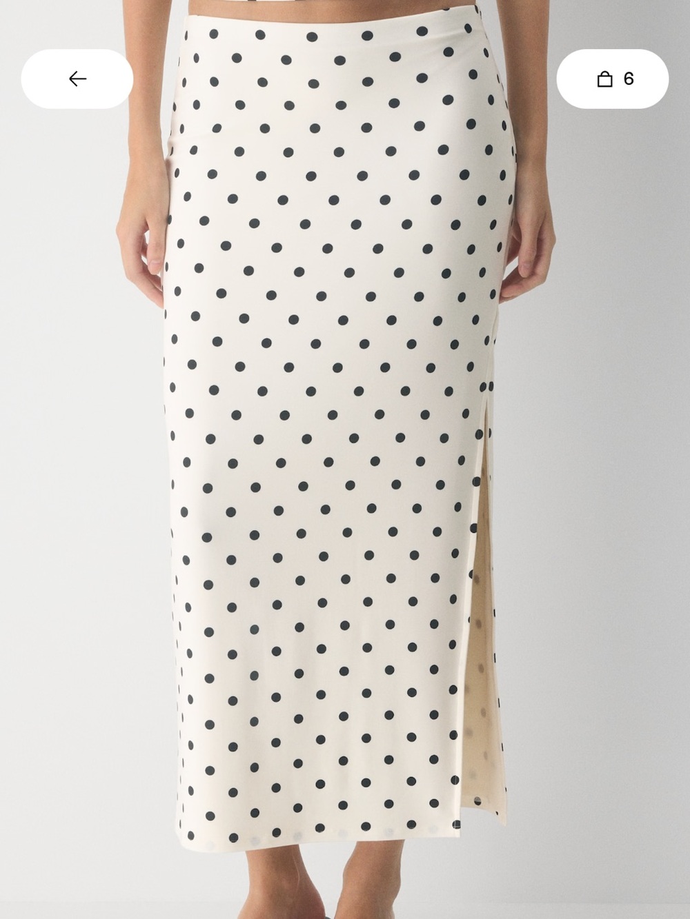 Aritzia wilfred smooth matter subscript skirt